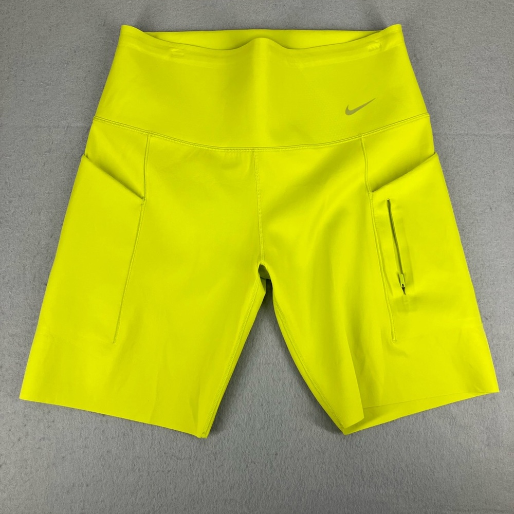 Nike Dri-Fit Go Firm-Support High-Waisted 8" Biker Shorts with Pockets